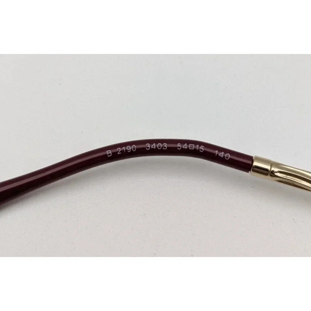 🕶️Made in Italy! Burberry B1290 3403 Eyeglasses 54/15 140 /KAG304🕶️ - Picture 7 of 10